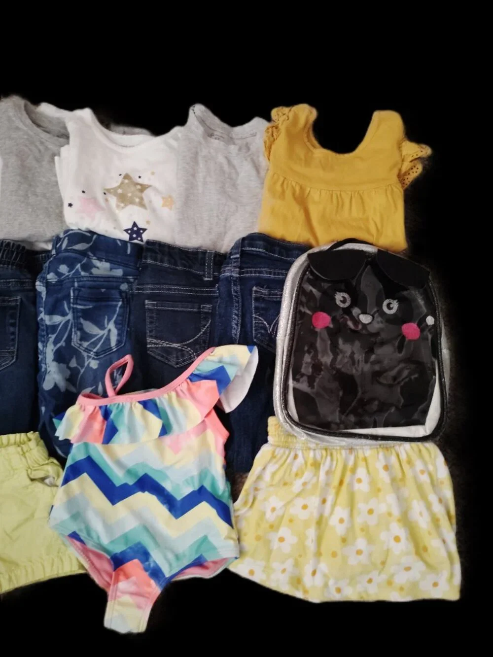 HUGE LOT OF CLOTHES TOPS JEANS LEGGINGS OUTFITS OLD NAVY BCBG~GIRLS SIZE 3T
